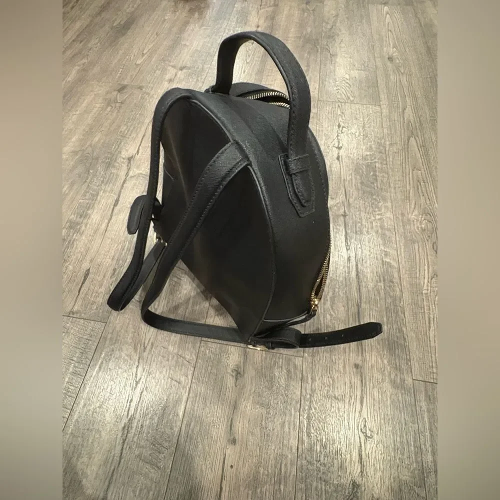 Tory Burch Emerson Black Leather Backpack